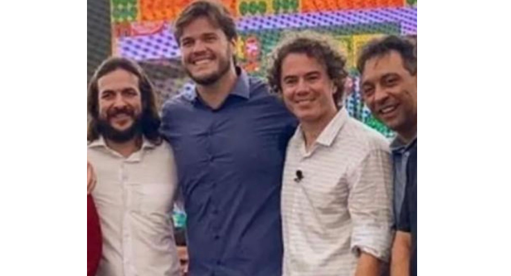 Pedro, Bruno Cunha Lima e Veneziano.